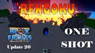 UPDATE 20 | Rengoku one shot combo in Blox Fruit