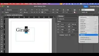 Ligatures in InDesign