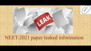 # NEET-2021 paper leaked ????