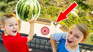 Dropping Crazy Things Off My Deck with Ninja Kidz and The Ohana Adventure!