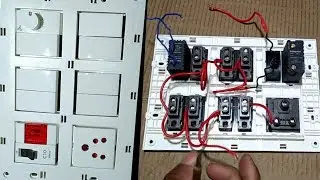 12 modular switch board connection really ।। switch board wiring