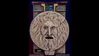 Bocca della Verita Templum machine, wall mounted