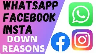 WHATSAPP INSTAGRAM FACEBOOK Not Working Down REASONS !! MUST WATCH - whatsapp fb insta not working
