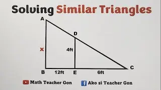 Solving Similar Triangles by 