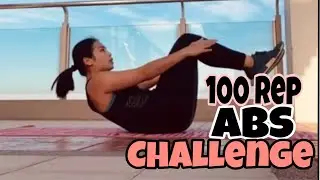 100 REP ABS CHALLENGE AT HOME by Lele Wu