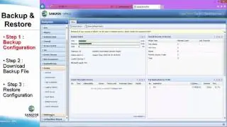 SANGFOR NGFW Backup and Restore configuration