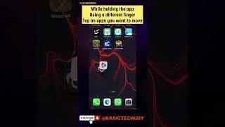 Move multiple iPhone apps from homescreen at once #iphone #iphone15 #apple