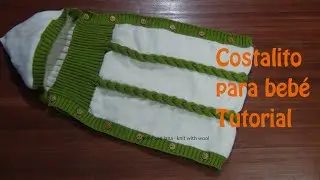 Como tejer saco de dormir con máquina paso a paso video tutorial