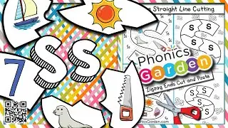 Ss | Alphabet Puzzle | Cut & Paste | Phonics Garden