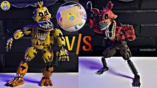 COMPARACIÓN FIGURA DE PLASTILINA Y PORCELANA / Empacando a Nightmare Foxy