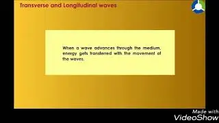 Working principal of wave ( transverse and longitude)