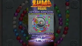 SunGod 8000 - Spiral of Doom | Zuma Deluxe 32-Bit DLP Original #shorts