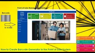 How to Add Barcode Generator in Point of Sales Management System. In 15 minutes (C# Tutorial)