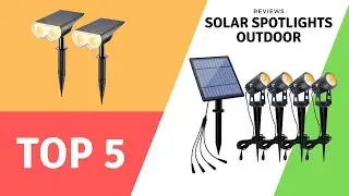 Top 5 Best Solar Spotlights Outdoor Reviews 2021