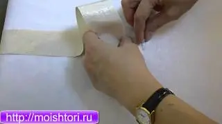 Как заутюжить  ровную полоску ткани