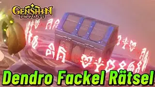 Genshin Impact - Dendro Fackel Rätsel in Sumeru! Niedere Setekh-Region, Sumeru