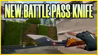 COMPOSITE KNIFE + SKINS GAMEPLAY PREVIEW - VALORANT BATTLE PASS KNIFE AND SKINS
