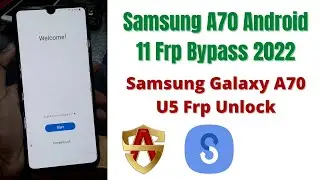 Samsung Galaxy A70 U5 Frp Bypass Android 11 2022 | Samsung A705F U5 Frp Unlock Adb Enable Very Easy