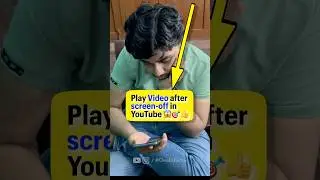 Smartphone की Display OFF करके YT Video चलाएं! 😲 [Background Video Play]