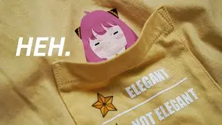 SPY x FAMILY Uniqlo T-Shirt Drip (all 4 shirts) | ASMR Unboxing