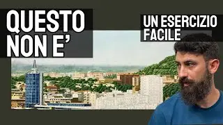 Questo non è un esercizio facile - tutorial di acquerello con la mia tecnica
