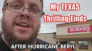 My Texas Thrifting Finds | After Hurricane Beryl