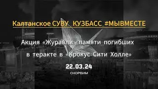 АКЦИЯ ЖУРАВЛИ 22.03.24