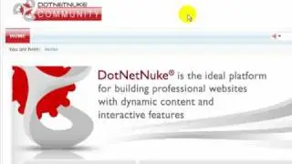 Dotnetnuke DNN Tutorial - How to install DotNetNuke on your computer - Video #1