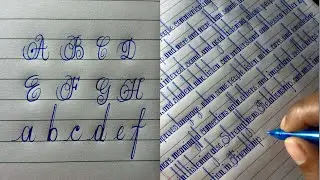 How to improve handwriting || English handwriting practice || A to Z alphabet practice in English ||