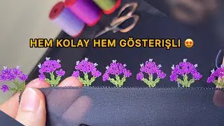 6/ Hem Kolay Hem Gösterişli İğne Oyası Modeli🌺 | Amazing DIY Needle Lace Tutorial / Handmade Craft