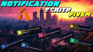 Free New Notification System Script | v42-notify | QBCore/ESX | FiveM Tutorial #48