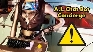 How to build an A.I. Fem-Bot Concierge for your customers - Raspberry Pi + Chat GPT