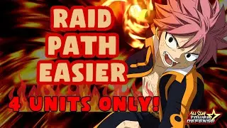 How to Beat the Raid Path with Only 4 Units in ASTD!