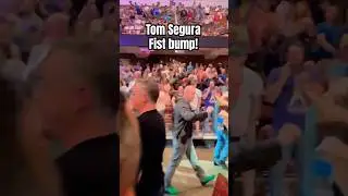 Epic Fist Bump! #tomsegura