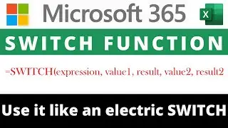 SWITCH Function in EXCEL
