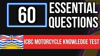 ICBC Motorcycle Knowledge Test Practice (60 Essential Questions)
