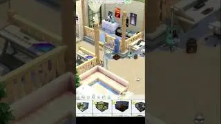 СПАЛЬНЯ ДЛЯ БЛИЗНЯШЕК В СИМС 4 #sims4 #thesims #sims4build #sims #ts4 #sims4nocc #shorts30 #thesims