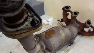Fiat Punto mk2 - Rusty nut - exhaust manifold - DIYChannel