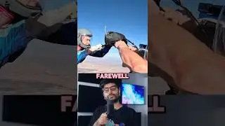 They set him free on one last skydive. 