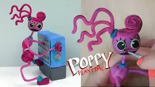 Making MOMMY LONG LEGS from Poppy Playtime Chapter 2 with Polymer Clay!