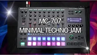Roland MC-707 MINIMAL TECHNO JAM | 30 MINUTES 137 - 140 BPM