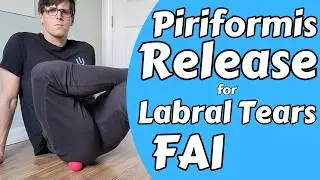3 Ways to Release Piriformis for Hip Impingement/FAI/Labral Tear Pain | Alleviate Anterior Hip Pain
