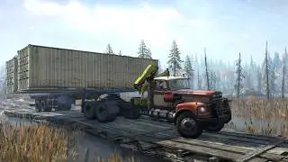 Delivering large containers | Instruments of Development | SnowRunner