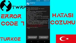 Twrp Error Code 7 BUG Solution Fix