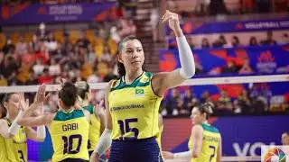 Exclusive post match interview with Brazilian Middle Blocker Ana Carolina da Silva