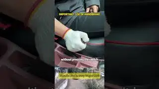 Novices must pay attention to the use of handbrake #automobile #cartok #car