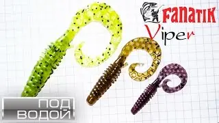 съедобная резина Fanatik Viper под водой