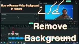 Video Background  Remove in Filmora urdu/hindi