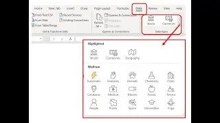 Data Types in Excel - People