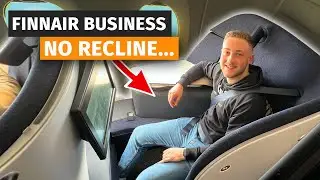 Finnair’s AMAZING No-Recline Business Class Seat - Heathrow to Helsinki A350 Flight!